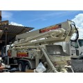 1996 MACK MR600 CONCRETE BOOM PUMP TRUCK