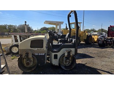 2006 INGERSOLL RAND DD34 COMPACTOR DOUBLE DRUM VIBRATORY ROLLER
