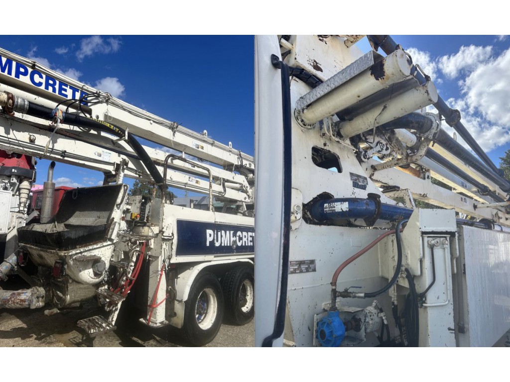 1999 STERLING TRUCK L9513 WITH SCHWING CONCRETE PUMP TRUCK 1999 STERLING TRUCK L9513 WITH SCHWING CONCRETE PUMP TRUCK