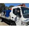 2006 STERLING FLATBED TRUCK WITH PUTZMEISTER CONCRETE PUMP TK70