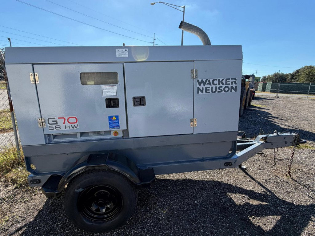 2012 WACKER NEUSON G70 GENERATOR 2012 WACKER NEUSON G70 GENERATOR