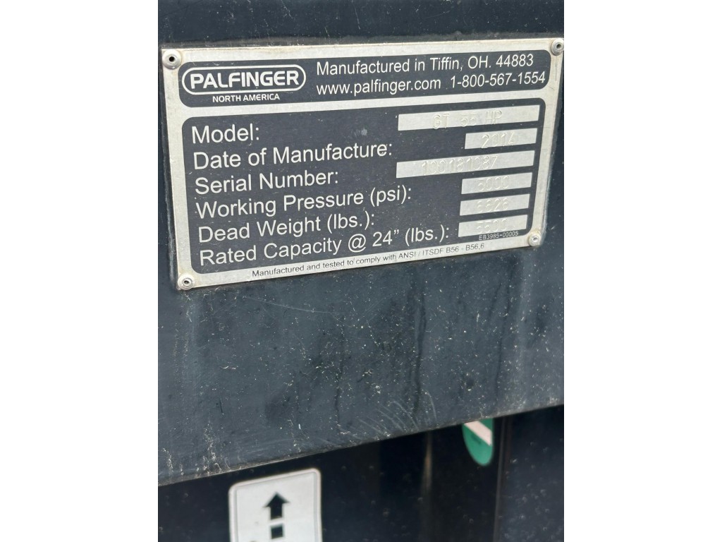 2014 PALFINGER GT55 PIGGYBACK FORKLIFT 2014 PALFINGER GT55 PIGGYBACK FORKLIFT