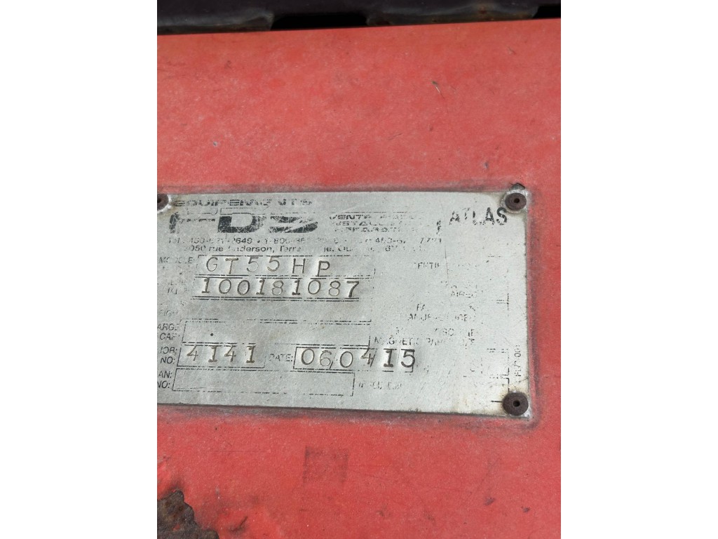 2014 PALFINGER GT55 PIGGYBACK FORKLIFT 2014 PALFINGER GT55 PIGGYBACK FORKLIFT
